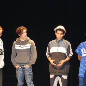 Fotografía de la función de Hip Hop que se llevó a cabo el 29 de mayo de 2015 como parte del encuentro internacional Danza Urbana Generación Hip Hop realizado en el Centro Nacional de las Artes.