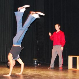 Fotografía de la función de Hip Hop que se llevó a cabo el 29 de mayo de 2015 como parte del encuentro internacional Danza Urbana Generación Hip Hop realizado en el Centro Nacional de las Artes.