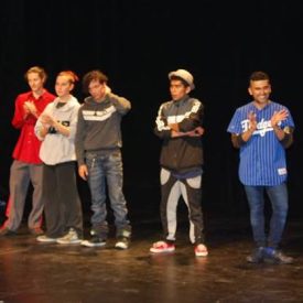 Fotografía de la función de Hip Hop que se llevó a cabo el 29 de mayo de 2015 como parte del encuentro internacional Danza Urbana Generación Hip Hop realizado en el Centro Nacional de las Artes.