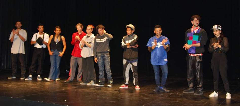 Fotografía de la función de Hip Hop que se llevó a cabo el 29 de mayo de 2015 como parte del encuentro internacional Danza Urbana Generación Hip Hop realizado en el Centro Nacional de las Artes.