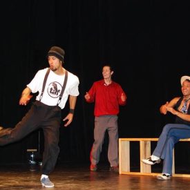 Fotografía de la función de Hip Hop que se llevó a cabo el 29 de mayo de 2015 como parte del encuentro internacional Danza Urbana Generación Hip Hop realizado en el Centro Nacional de las Artes.