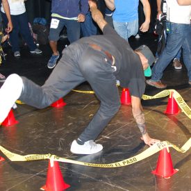 Fotografía de la batalla Octágono que se llevó a cabo el 29 de mayo de 2015 como parte del encuentro internacional Danza Urbana Generación Hip Hop realizado en el Centro Nacional de las Artes.