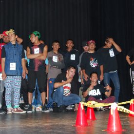 Fotografía de la batalla Octágono que se llevó a cabo el 29 de mayo de 2015 como parte del encuentro internacional Danza Urbana Generación Hip Hop realizado en el Centro Nacional de las Artes.