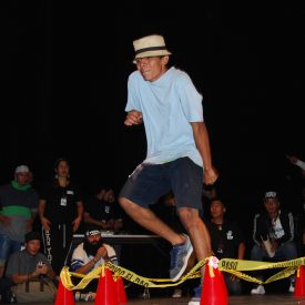 Fotografía de la batalla Octágono que se llevó a cabo el 29 de mayo de 2015 como parte del encuentro internacional Danza Urbana Generación Hip Hop realizado en el Centro Nacional de las Artes.