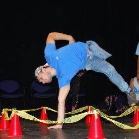 Fotografía de la batalla Octágono que se llevó a cabo el 29 de mayo de 2015 como parte del encuentro internacional Danza Urbana Generación Hip Hop realizado en el Centro Nacional de las Artes.