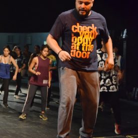 Fotografía de la clase magistral de House Spirit Rocker, encuentro internacional Danza Urbana Generación Hip Hop llevado a cabo en el Centro Nacional de las Artes del 27 al 29 de mayo de 2016.