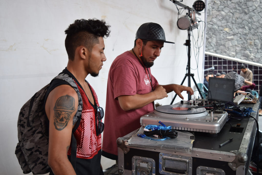 Fotografía de la Batalla Power move, encuentro internacional Danza Urbana Generación Hip Hop llevado a cabo en el Centro Nacional de las Artes del 27 al 29 de mayo de 2016.