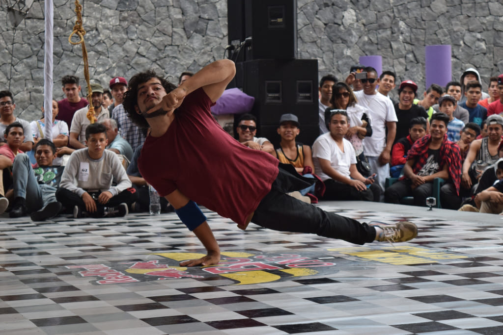 Fotografía de la Batalla Power move, encuentro internacional Danza Urbana Generación Hip Hop llevado a cabo en el Centro Nacional de las Artes del 27 al 29 de mayo de 2016.