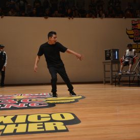 Fotografía del BC One Red Bull Cypher, en el encuentro internacional Danza Urbana Generación Hip Hop llevado a cabo en el Centro Nacional de las Artes del 27 al 29 de mayo de 2016.
