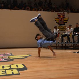 Fotografía del BC One Red Bull Cypher, en el encuentro internacional Danza Urbana Generación Hip Hop llevado a cabo en el Centro Nacional de las Artes del 27 al 29 de mayo de 2016.