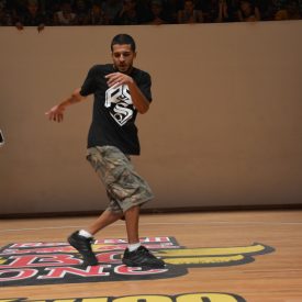 Fotografía del BC One Red Bull Cypher, en el encuentro internacional Danza Urbana Generación Hip Hop llevado a cabo en el Centro Nacional de las Artes del 27 al 29 de mayo de 2016.