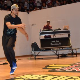 Fotografía del BC One Red Bull Cypher, en el encuentro internacional Danza Urbana Generación Hip Hop llevado a cabo en el Centro Nacional de las Artes del 27 al 29 de mayo de 2016.