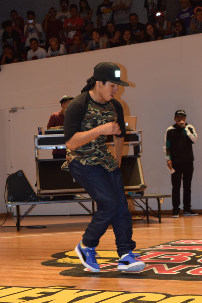 Fotografía del BC One Red Bull Cypher, en el encuentro internacional Danza Urbana Generación Hip Hop llevado a cabo en el Centro Nacional de las Artes del 27 al 29 de mayo de 2016.