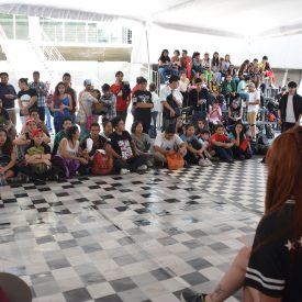 Fotografía de la Batalla Freestyle Hip Hop en el encuentro internacional Danza Urbana Generación Hip Hop llevado a cabo en el Centro Nacional de las Artes del 27 al 29 de mayo de 2016.