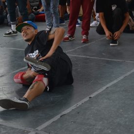 Fotografía de los preliminares de la Crewbattle en el encuentro internacional Danza Urbana Generación Hip Hop llevado a cabo en el Centro Nacional de las Artes del 27 al 29 de mayo de 2016.