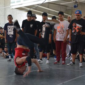 Fotografía de los preliminares de la Crewbattle en el encuentro internacional Danza Urbana Generación Hip Hop llevado a cabo en el Centro Nacional de las Artes del 27 al 29 de mayo de 2016.