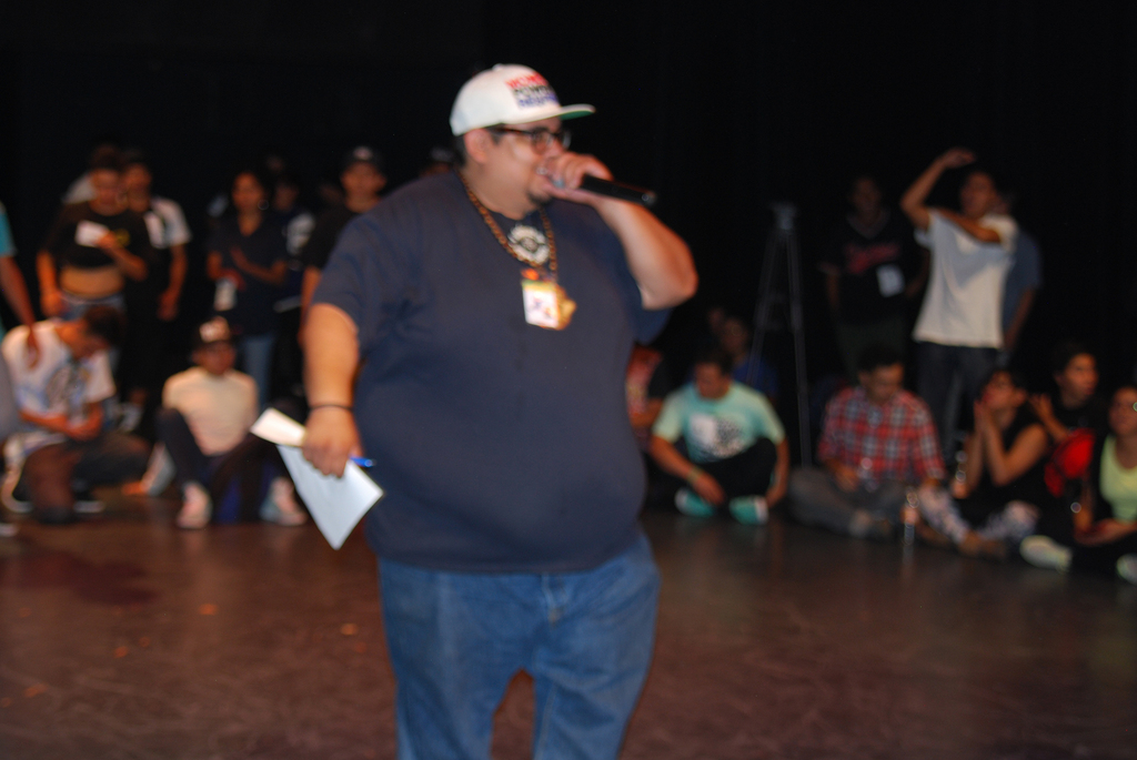 Fotografía de la Batalla Power Move que se llevó a cabo el 30 de mayo de 2015 como parte del encuentro internacional Danza Urbana Generación Hip Hop realizado en el Centro Nacional de las Artes.