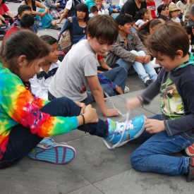 Fotografía de la Batalla Kids que se llevó a cabo el 30 de mayo de 2015 como parte del encuentro internacional Danza Urbana Generación Hip Hop realizado en el Centro Nacional de las Artes.