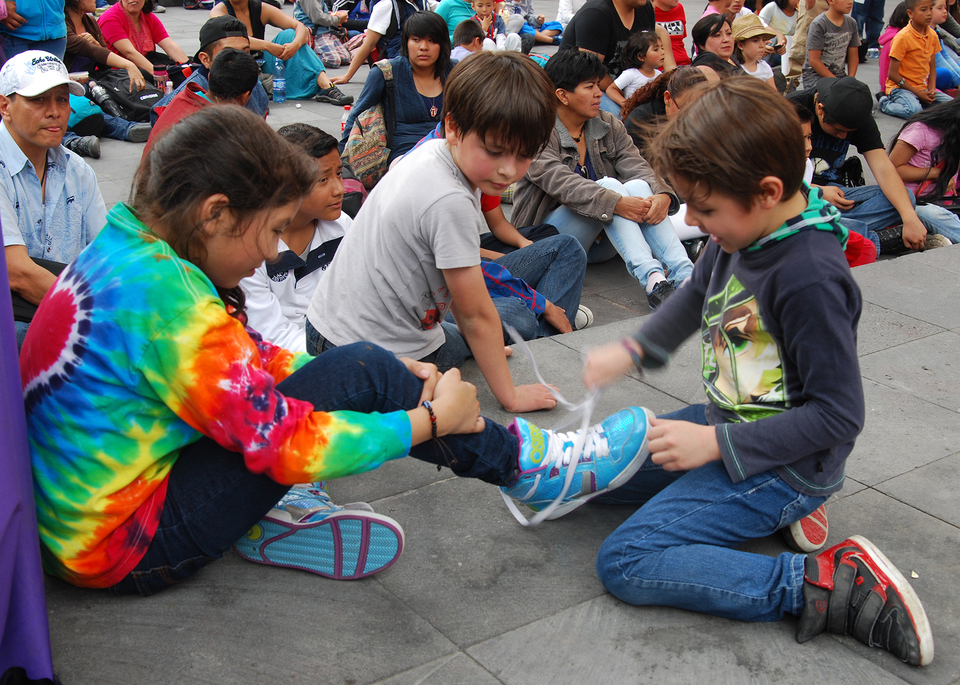 Fotografía de la Batalla Kids que se llevó a cabo el 30 de mayo de 2015 como parte del encuentro internacional Danza Urbana Generación Hip Hop realizado en el Centro Nacional de las Artes.