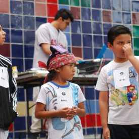Fotografía de la Batalla Kids que se llevó a cabo el 30 de mayo de 2015 como parte del encuentro internacional Danza Urbana Generación Hip Hop realizado en el Centro Nacional de las Artes.