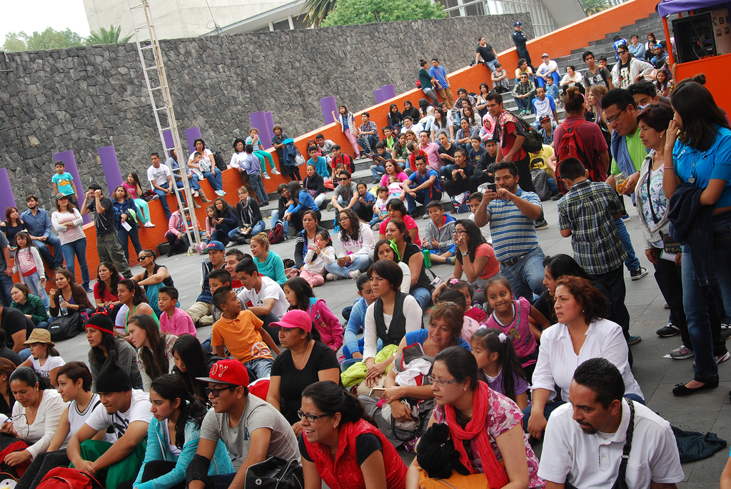 Fotografía de la Batalla Kids que se llevó a cabo el 30 de mayo de 2015 como parte del encuentro internacional Danza Urbana Generación Hip Hop realizado en el Centro Nacional de las Artes.
