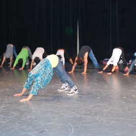 Fotografía de la clase magistral "Free Style" que se llevó a cabo el 31 de mayo de 2015 como parte del encuentro internacional Danza Urbana Generación Hip Hop realizado en el Centro Nacional de las Artes.