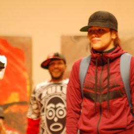 Fotografía de la premiación del encuentro internacional Danza Urbana Generación Hip Hop realizada el 31 de mayo de 2015 en el Centro Nacional de las Artes.