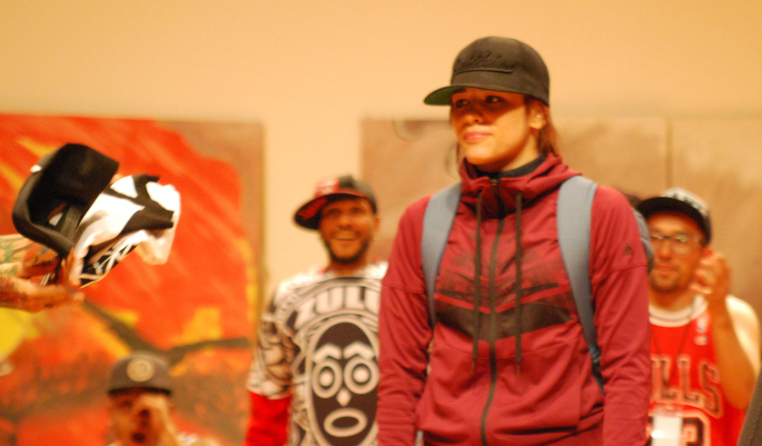 Fotografía de la premiación del encuentro internacional Danza Urbana Generación Hip Hop realizada el 31 de mayo de 2015 en el Centro Nacional de las Artes.